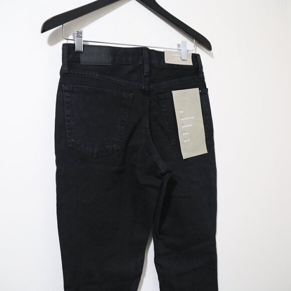 NWT Everlane The Slim Fit Jean Low Stretch Men's Black Size 28x32 - Picture 8 of 9